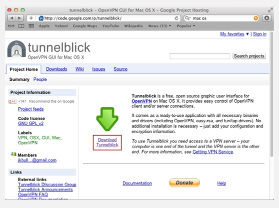 How to use tunnelblick for mac